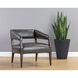 Carlyle Brentwood Charcoal Leather Lounge Chair
